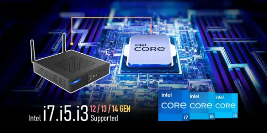 PRITTEC Q7-TH610L MINI PC I3-12100 /12 GB / 512 Nvme M2 / Free Dos resmi