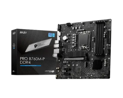 MSI PRO B760M-P DDR4 4800(OC) DDR4 HDMI DP M.2 ATX 1700p  resmi