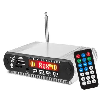 Magicvoice USB-SD-MMC-AUX-Bluetooth Kumandalı Oto Teyp Çevirici (Kasalı Model) resmi