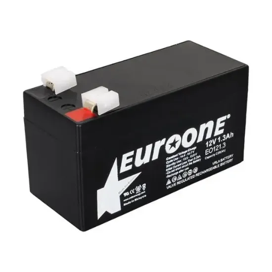 Euroone EO121.3 12 Volt  1.3 Amper Bakımsız Kuru AGM Akü resmi