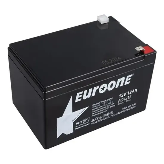 Euroone EO-1212 12 Volt - 12 Amper Bakımsız Kuru Akü resmi