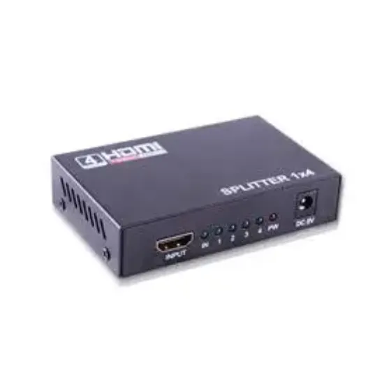 QPORT (Q-SPL4) FULL HD 1 GIRIS 4CIKIS HDMI SPLITTE resmi