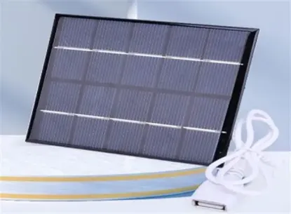 PowerMaster PM-24920 USB Çıkışlı 5 Watt Solar Güneş Paneli resmi