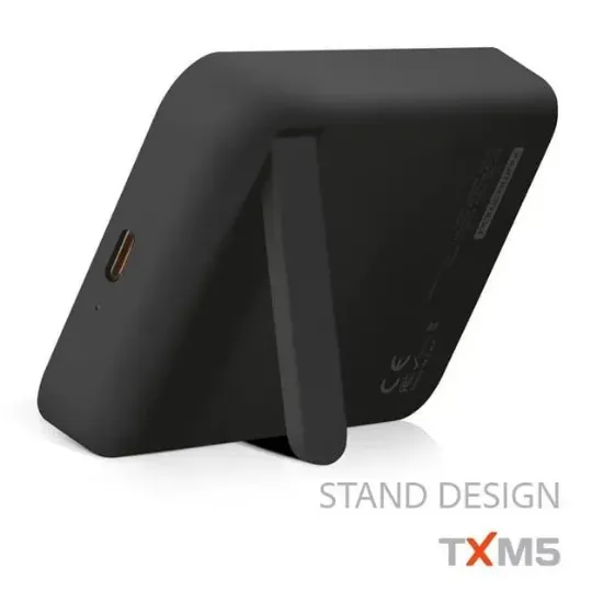 Powerway 10.000mAh PD15W Magsafe Kablosuz Wireless Taşınabilir Şarj Cihazı Siyah Powerbank TXM10 resmi