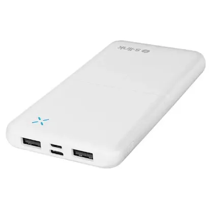 S-Link IP-G12N 10.000mAh MicroUSB + TYPE-C Beyaz Taşınabilir Pil Şarj Cihazı Powerbank resmi