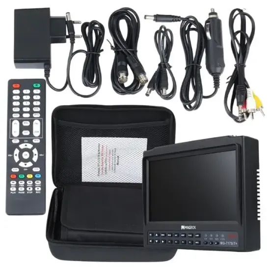 Magbox MG-717S/T+ 7'' İnç Full HD LCD Ekranlı Görüntülü Uydu Yön Bulucu (Uzaktan Kumandalı) resmi