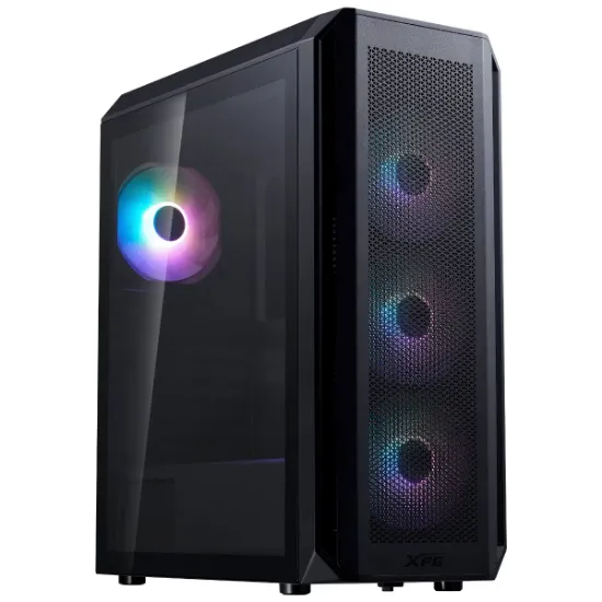 XPG Valor Air Plus ARGB USB 3.2 Siyah ATX Mid-Tower Kasa (VALORAIRPLUSMTA-BKCWW) resmi