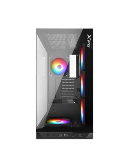 XPG Invader X Siyah ARGB USB 3.2 ATX Mid-Tower Kasa (INVADERXMT-BKCWW) resmi