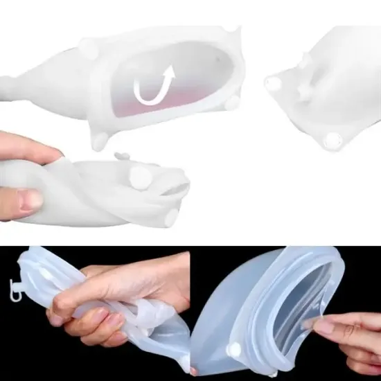 Sunup SN-29978 Erkekler İçin Silikon İdrar Toplayıcı Külotlu Üniter Sistemi resmi