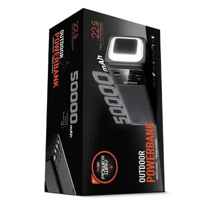 Powerway PD50 50.000mAh 22.5W Süper Hızlı Şarjlı Powerbank resmi