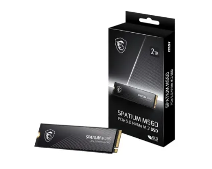 2TB MSI SPATIUM M560 PCIE 5.0 NVME M2 10300/8700MB/s resmi