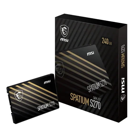 480GB MSI SSD SPATIUM S270 SATA 2.5 500/450MB/s resmi