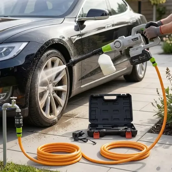 Carstar CR-25779 Yüksek Basınçlı Beyaz Oto Yıkama Makinesi resmi