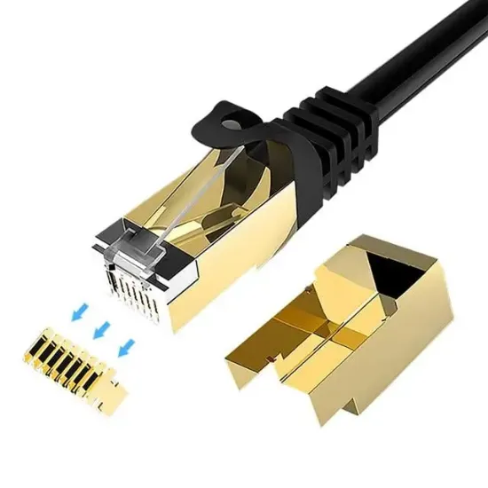 PowerMaster PMCAT72 Cat7 2 Metre 10Gbps 600MHz LAN Ethernet Kablosu - RJ45 26AWG Bakır resmi