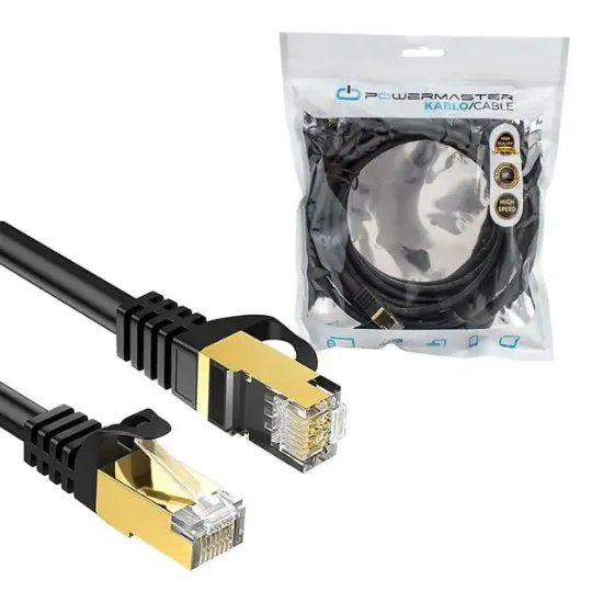 PowerMaster PMCAT720 Cat7 20 Metre 10Gbps 600MHz LAN Ethernet Kablosu - RJ45 26AWG Bakır resmi