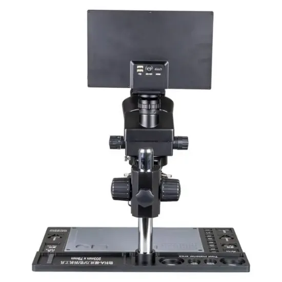 Weko WK-22485 20-130X 28MP 60FPS 11.6 Inch Dijital Büyüteç - Trinoküler Mikroskop resmi