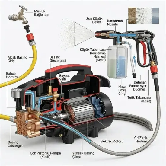 Powermaster PM-37733 Araç Yikama Maki̇nesi̇ resmi