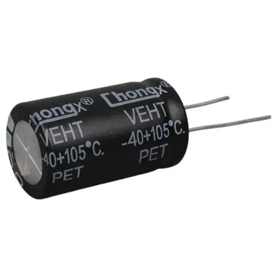 100 MF 400 V Tel Bacak Kondansatör resmi