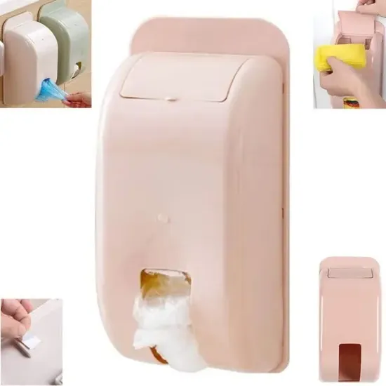 Sunup SN-27113 Duvara Monteli Çöp Poşeti Saklama Kutusu                                              resmi