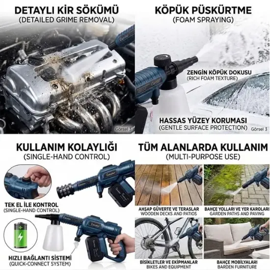 Carstar CR-25709 Yüksek Basınçlı Oto Yıkama Makinesi resmi