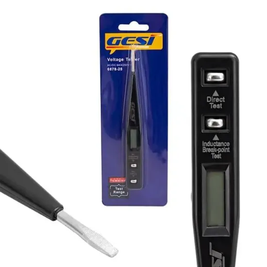 Gesi 6878-28 Dijital Ekranlı Faz Kontrol Kalemi Voltaj Test Aleti resmi