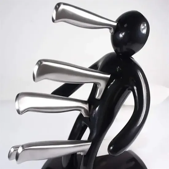 Sunup SN-29170 Siyah Çok Amaçlı Mutfak Tezgah Üstü Bıçak Tutucu Stand Organizer resmi