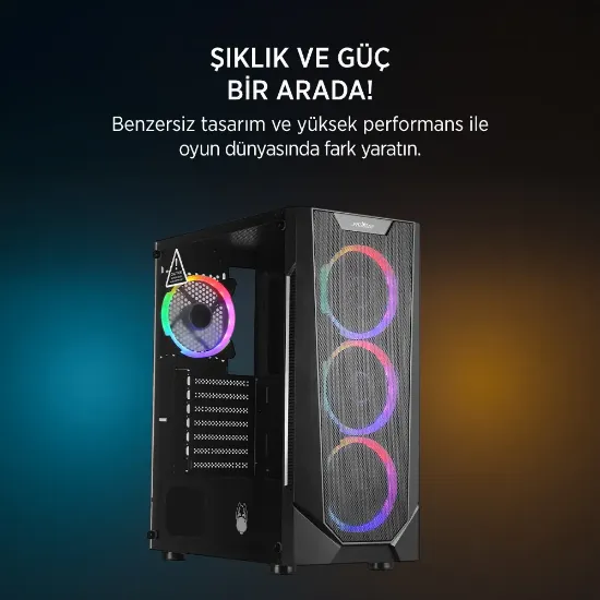 JAMES DONKEY HELIX H800 4XRBW ATX 650W GAMING KASA resmi