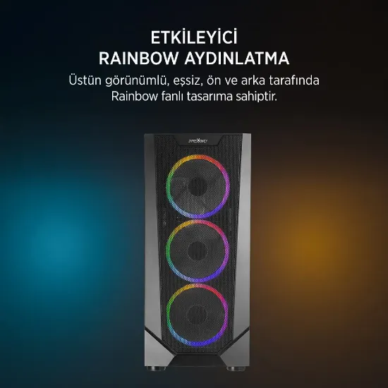 JAMES DONKEY HELIX H800 4XRBW ATX 650W GAMING KASA resmi