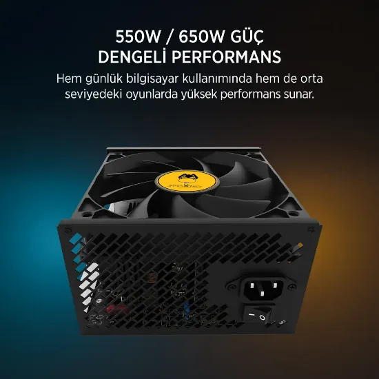 JAMES DONKEY HELIX H800 4XRBW ATX 550W GAMING KASA resmi