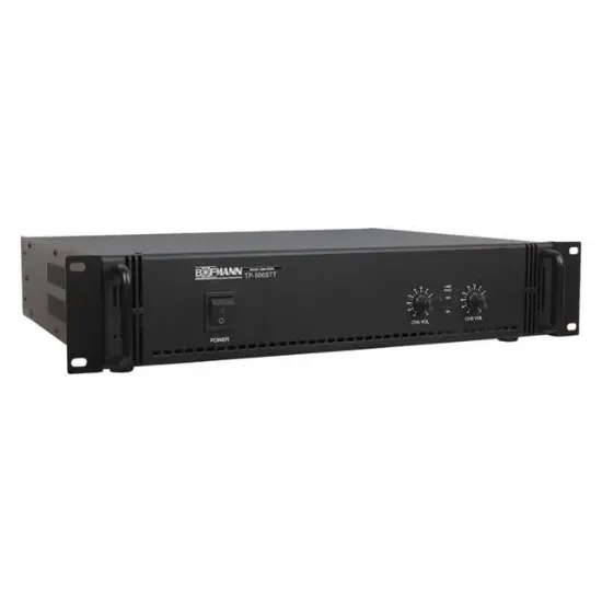 Bofmann TP-500STT 2x250W Hat Trafolu Stereo Power Amfi - 100V Profesyonel Ses Sistemi resmi