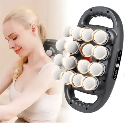 Powermaster PM-29677 16 Başlıklı Ultra Geniş Alanlı Selülit ve Derin Doku Masaj Aleti resmi