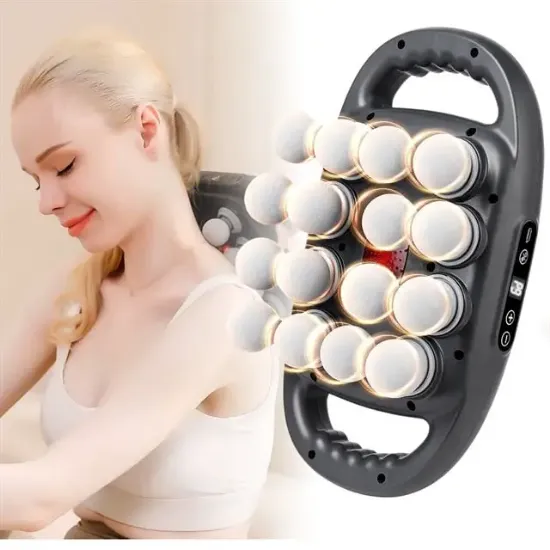 Powermaster PM-29677 16 Başlıklı Ultra Geniş Alanlı Selülit ve Derin Doku Masaj Aleti resmi