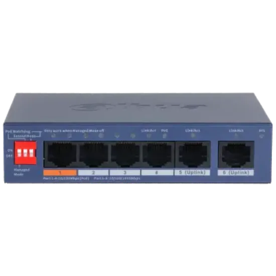 DAHUA CS4006-4ET2GT-60 4XFE-2XGE POE YÖNETİLEBİLİR SWİTCH resmi