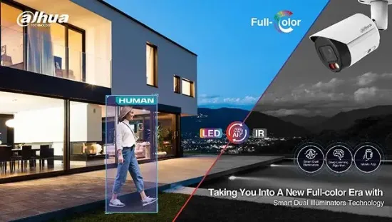 DAHUA IPC-HFW2449S-S-IL 4MP 3.6MM LENS IP BULLET KAMERA (AKILLI İKİLİ AYDINLATMA,SMD+)  resmi