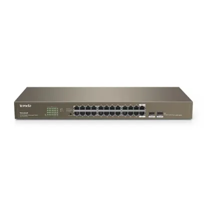TENDA TEG1024F 24PORT 2SFP 10/100/1000 GIGABIT SWITCH resmi