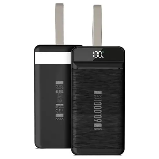 Powerway Qc60 60000 Mah 3.0 Kablolu 22.5w Powerbank resmi