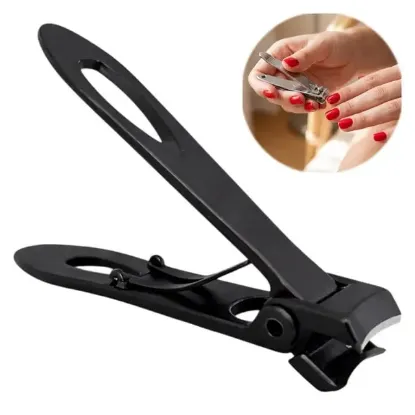 Sunup SN-29305 Profesyonel Ergonomik El Tırnak Makası 70mm Paslanmaz Çelik Siyah Mat Renk resmi