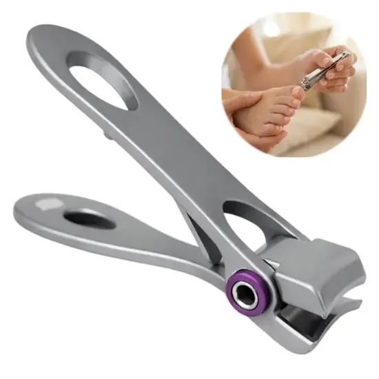 Sunup SN-29302 Profesyonel Geniş Ağızlı Ayak Tırnak Makası 85mm Paslanmaz Çelik Mat Gri resmi