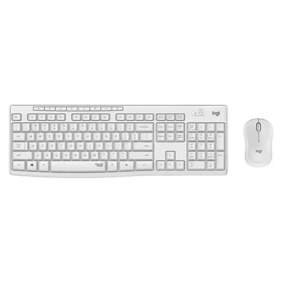Logitech MK295 Q Tr Beyaz Kablosuz Klavye Mouse Set resmi
