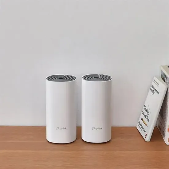 TP-Link AC1200 Deco E4 1200Mbps Mesh WIFI Sistemi (İkili) resmi