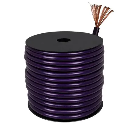 Poke PK-1410 8GA 50 Metre Silikon İzoleli Profesyonel Oto Amfi Güç Kablosu resmi