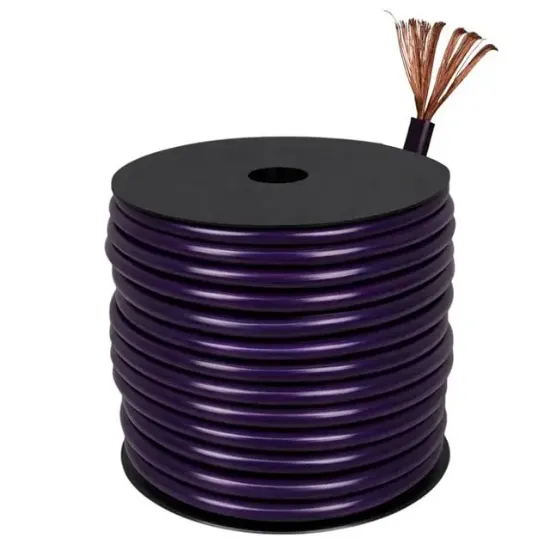 Poke PK-1410 8GA 50 Metre Silikon İzoleli Profesyonel Oto Amfi Güç Kablosu resmi