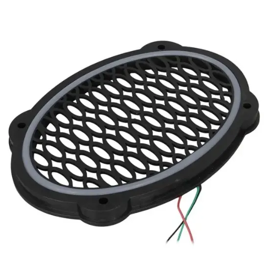 Poke PK-5653 4 Adet Oval Oto Hoparlör Kapağı Kumandalı Pixel Ledli RGB Animasyonlu Kapak resmi