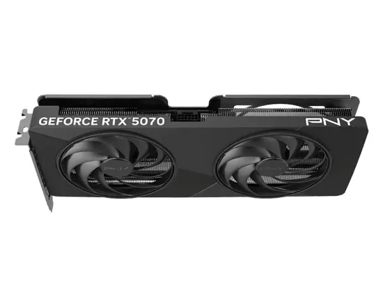 PNY GeForce RTX 5070 OC 12GB Dual-Fan Slim GDDR7 192Bit (VCG507012DFSXPB1-O) resmi