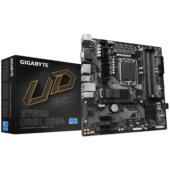 GIGABYTE B760M-DS3H-DDR4 5333Mhz(OC) M.2 ATX 1700p resmi