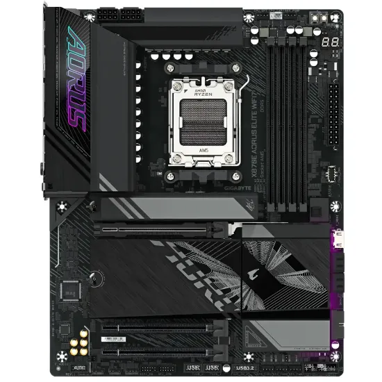 GIGABYTE X870E-A-ELT-WIFI7 AORUS ELİTE WIFI7 HDMI USB AM5 resmi