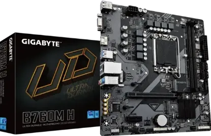 GIGABYTE B760M H DDR5 HDMI VGA MATX 1700P resmi