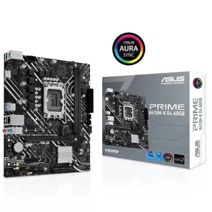 ASUS PRIME H610M-K D4 ARGB DDR4 3200MHZ MATX resmi