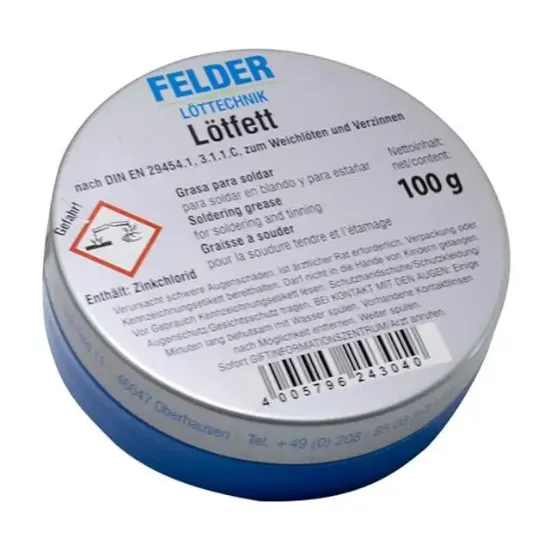 Lehim Pastası Lötfett 100 Gr. resmi