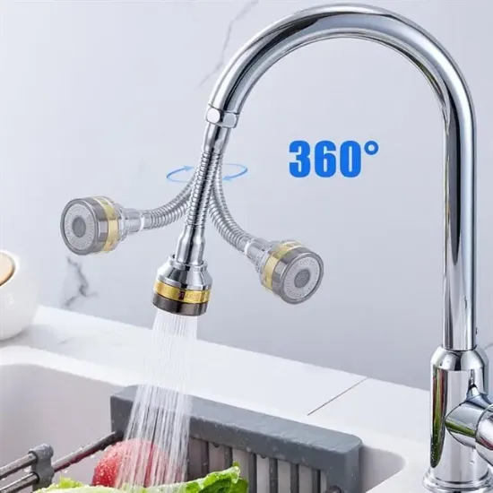 Sunup SN-29319 Üç Kademe Hız Ayarlı Su Akış Kontrollü Musluk Başlığı resmi